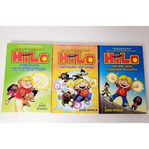 Judd Winick Hilo Graphic Novel Lot - Books 1, 2, and 3